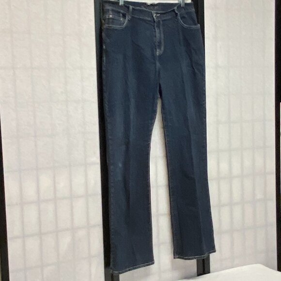 Vintage Zena High Rise 14 Embroider Jewel Pocket Denim Jeans Baggy Medium Wash - Picture 3 of 11